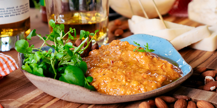 Receita: Molho Romesco com Pimenta Caiena